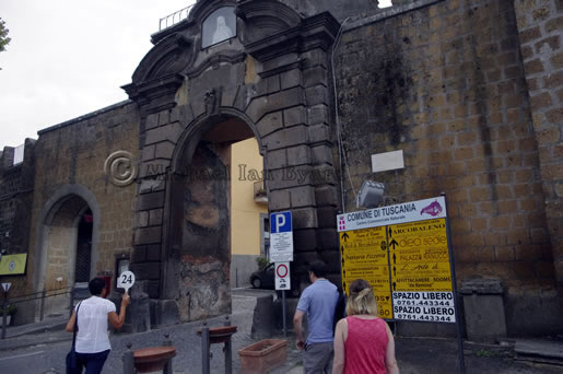 Entrance into Town of Tuscania